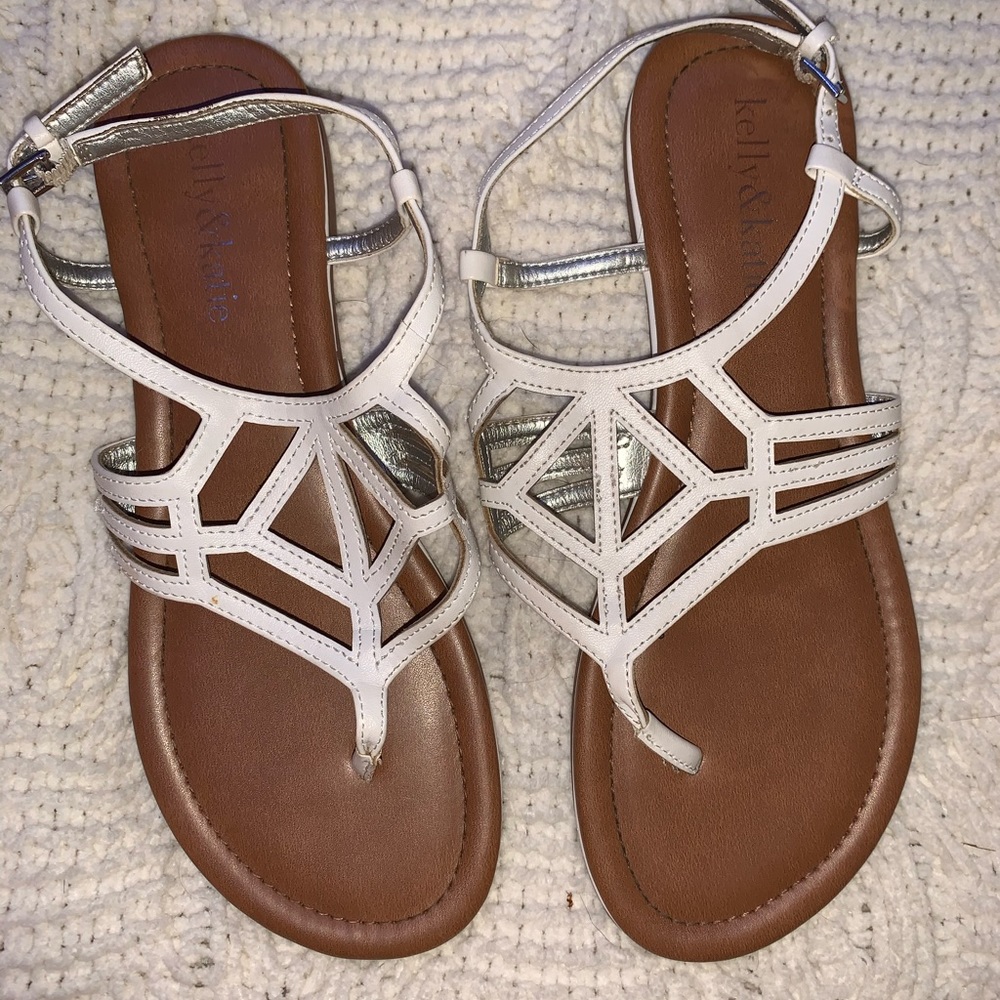 Women’s White Sandals.